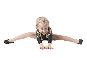 Image showing to do the splits