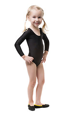 Image showing gymnast girl