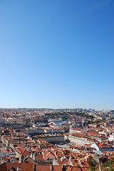 Image showing Cityscape of Lisbon in Portugal