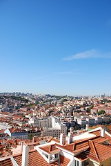 Image showing Cityscape of Lisbon in Portugal