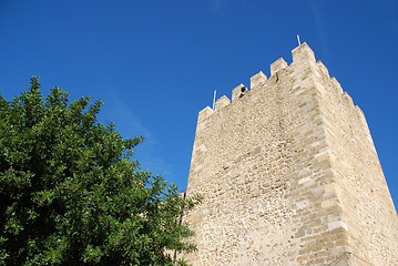 Image showing Sao Jorge Castle in Lisbon, Portugal