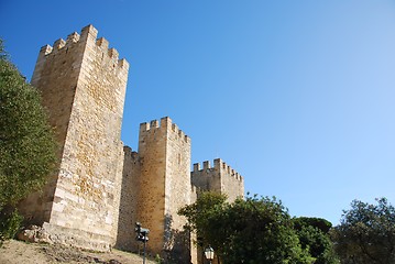 Image showing Sao Jorge Castle in Lisbon, Portugal