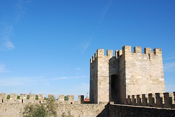 Image showing Sao Jorge Castle in Lisbon, Portugal