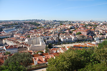 Image showing Cityscape of Lisbon in Portugal