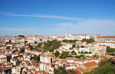 Image showing Cityscape of Lisbon in Portugal