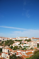 Image showing Cityscape of Lisbon in Portugal