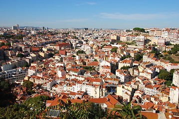 Image showing Cityscape of Lisbon in Portugal