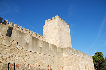 Image showing Sao Jorge Castle in Lisbon, Portugal