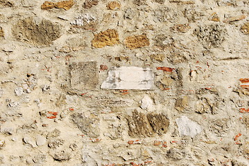 Image showing Unshaped stone wall pattern