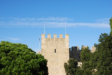 Image showing Sao Jorge Castle in Lisbon, Portugal