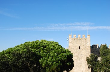 Image showing Sao Jorge Castle in Lisbon, Portugal