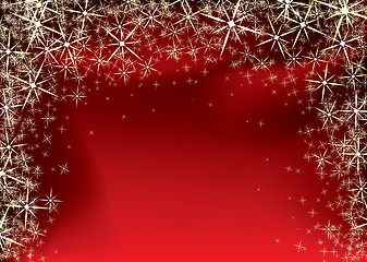 Image showing christmas red star