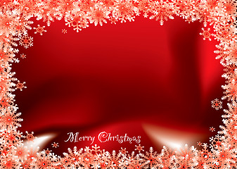 Image showing christmas red flake