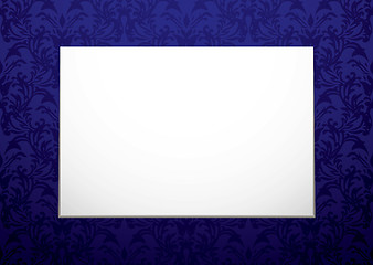 Image showing blank canvas on purple