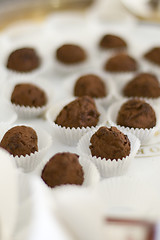 Image showing chocolate truffles