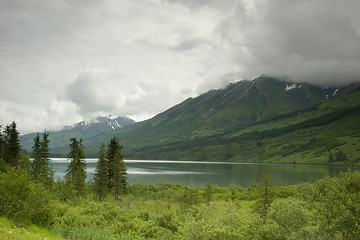 Image showing Calm lake in summer