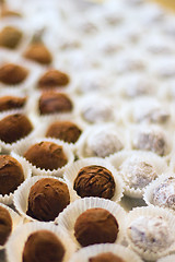 Image showing chocolate truffles