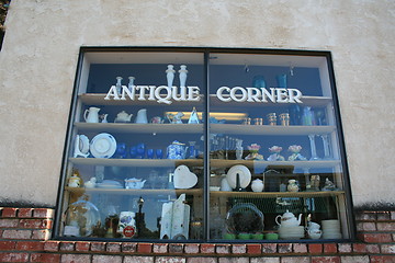 Image showing Antiques Store Sign