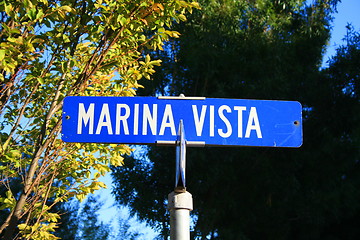 Image showing Street Sign Close Up