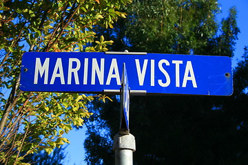 Image showing Street Sign Close Up