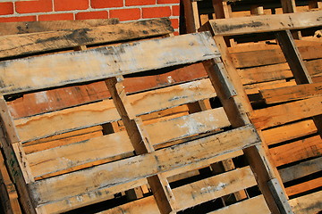 Image showing Wooden Pallets