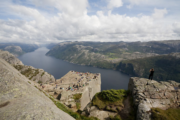 Image showing Preikestolen rock