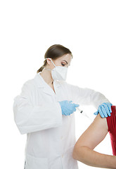 Image showing Flu shot