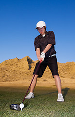 Image showing Golf player