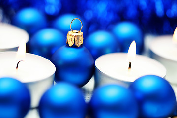 Image showing blue decoration