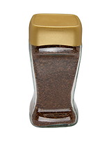 Image showing Instant coffee in glass bank-fragrant 