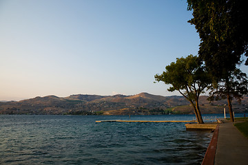 Image showing Sunset at Lake Chelan