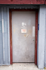 Image showing Restroom Door