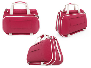 Image showing Collage of isolated handbags