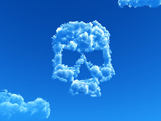 Image showing cloudy skull