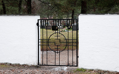 Image showing Church and cemetery