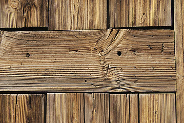 Image showing Old Wooden Planks