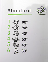 Image showing Laundry instruction.