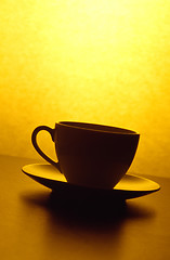 Image showing coffee cup silhouette