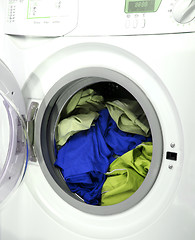 Image showing Clothes in laundry