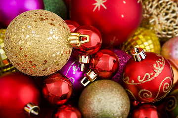 Image showing Christmas Baubles