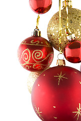 Image showing Christmas Baubles