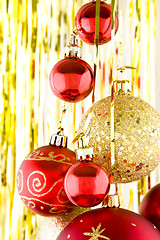Image showing Christmas Baubles