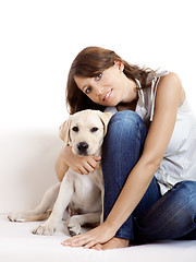 Image showing Girl with her best friend