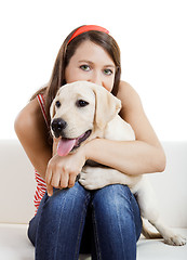 Image showing Girl with her best friend