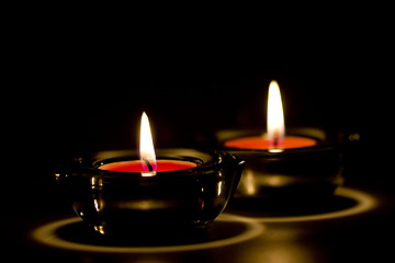 Image showing two candles