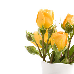 Image showing yellow flowers bouquet