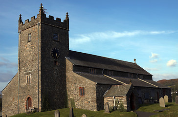 Image showing Hawkshead Church