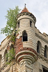 Image showing Old gothic tower