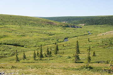 Image showing Green northern valley