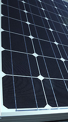 Image showing Electric photovoltaic solar panels cells